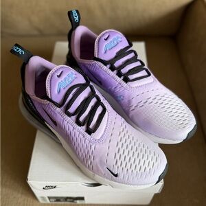 Nike Air Max 270 Women’s Sneakers - Lavender with Black Accents